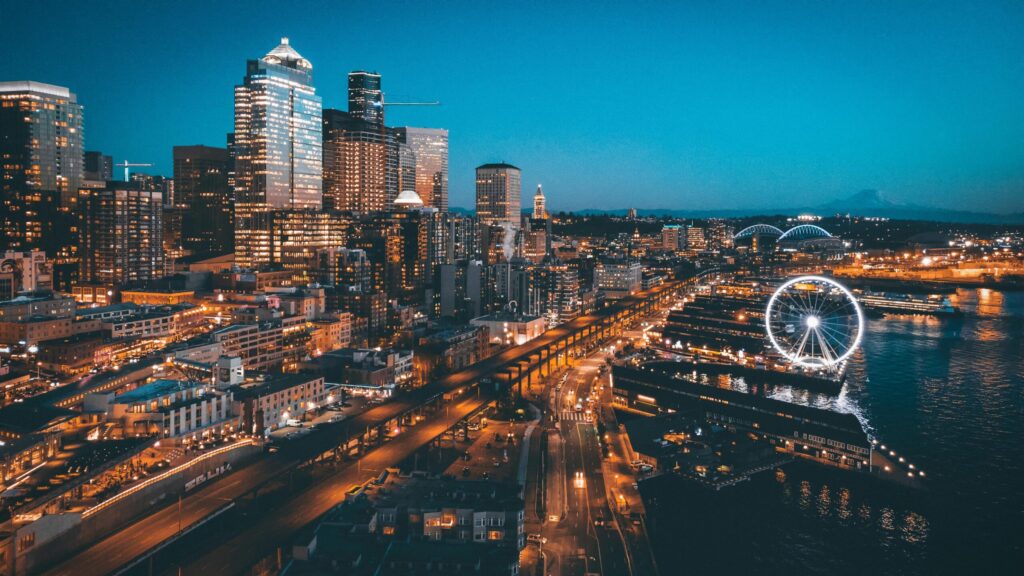 seattle by night